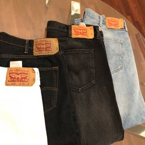 Bundle of LEVIs 501 jeans